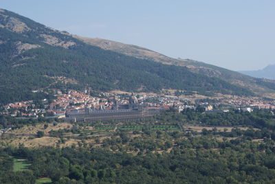 El Monasterio desde la silla de Felipe II