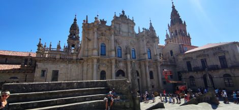 turistas en Santiago